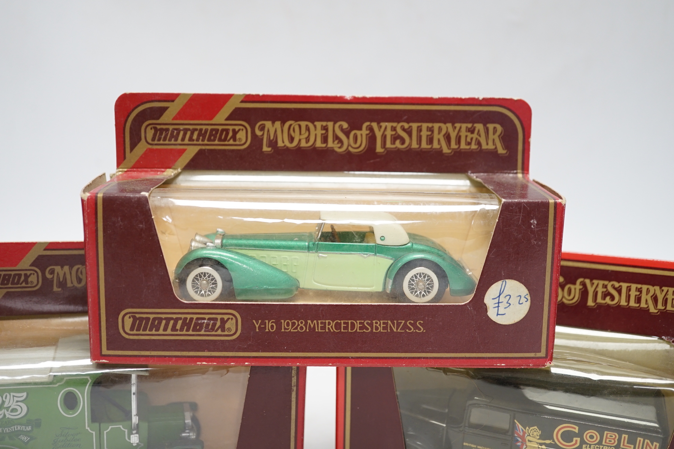 Ninety-five boxed Matchbox Models of Yesteryear, in a variety of different Matchbox era boxes